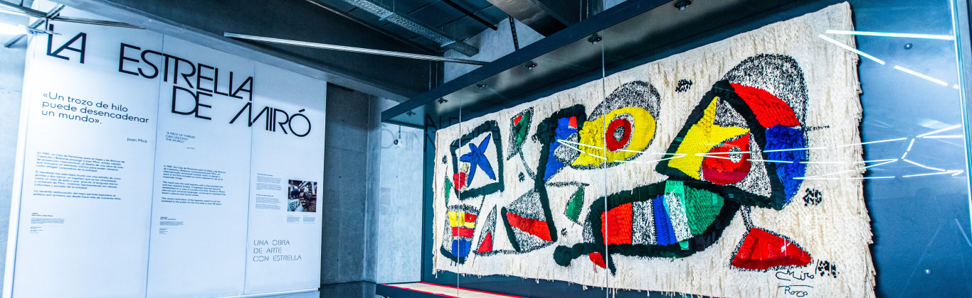 Imagen de la exposición La estrella de Miró. CaixaForum