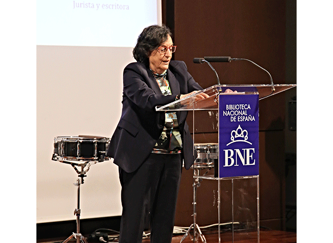 Día de las escritoras 2025. M.ª. Luisa Balaguer - Jurista y catedrática