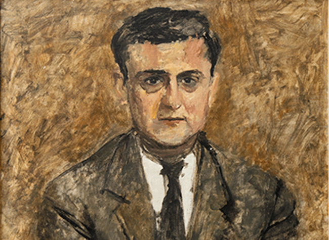 Rafael Ruiz Balerdi Retrato de Luis Martín-Santos, 1963. Colección particular. Foto Pablo Linés 